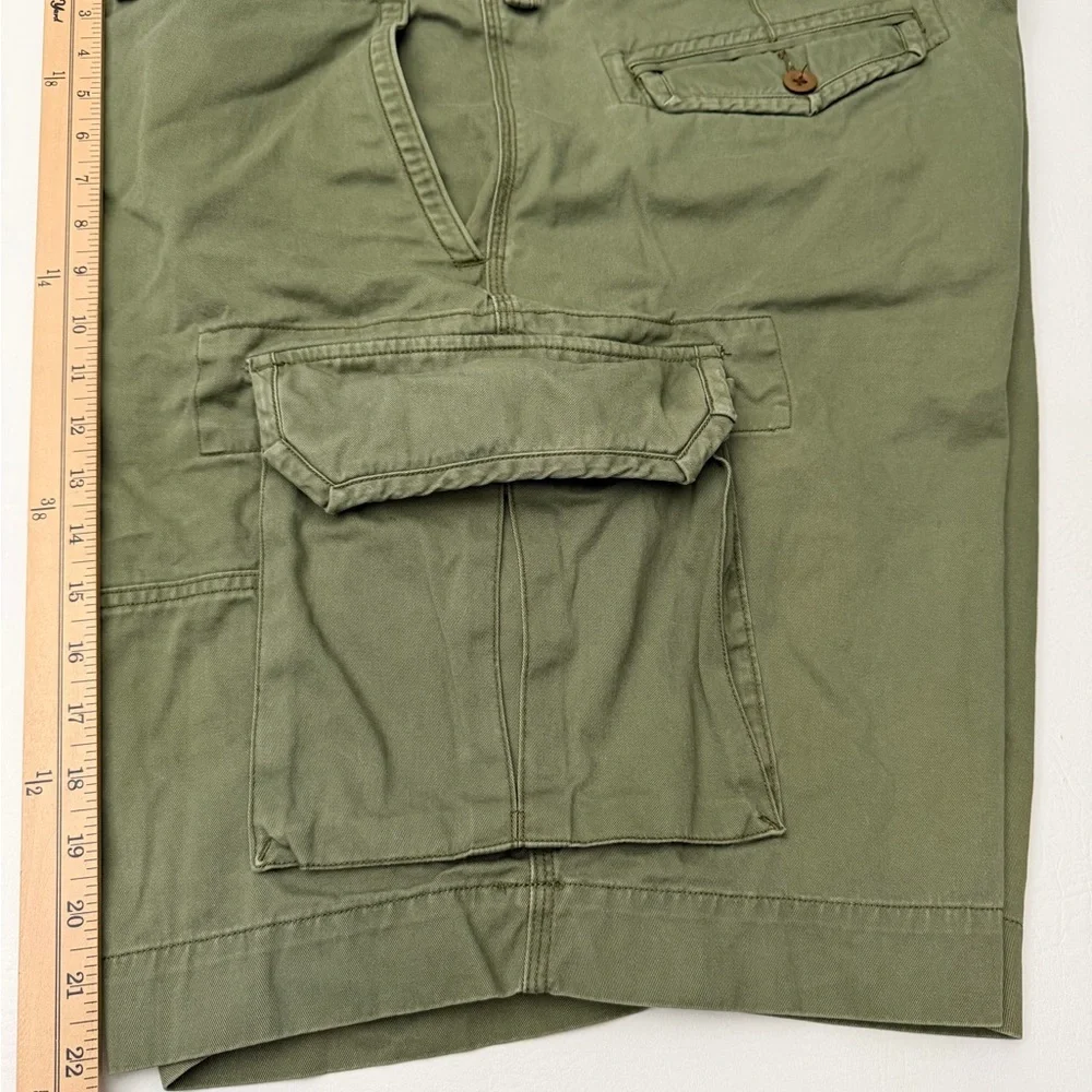 Polo by Ralph Relaxed Fit Gellar Green Cargo Shorts for Men‎